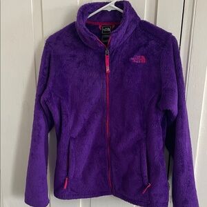 The North Face Kids Fuzzy Purple Jacket